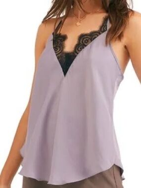 Free People Intimately Starlight Lace Trim Camisole